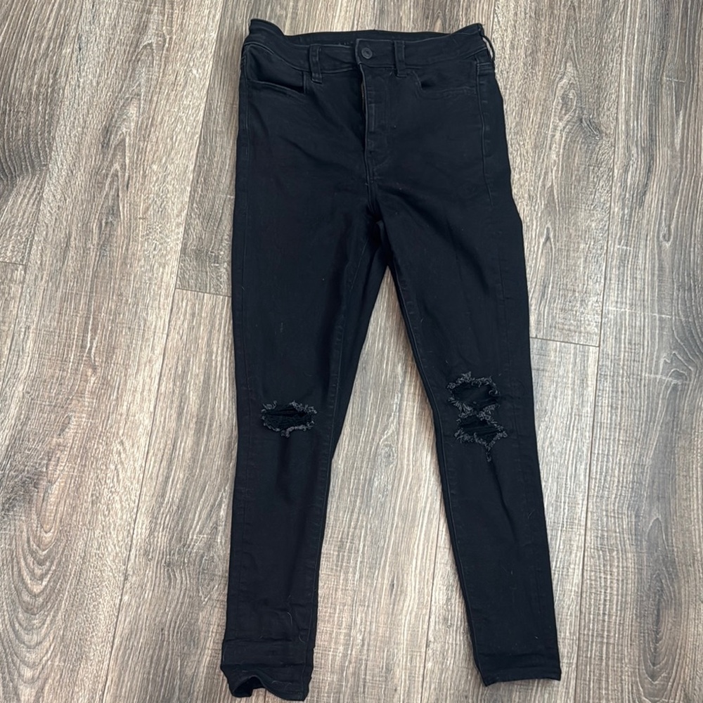 American Eagle Outfitters Skinny Black Jeans Stretch Fit